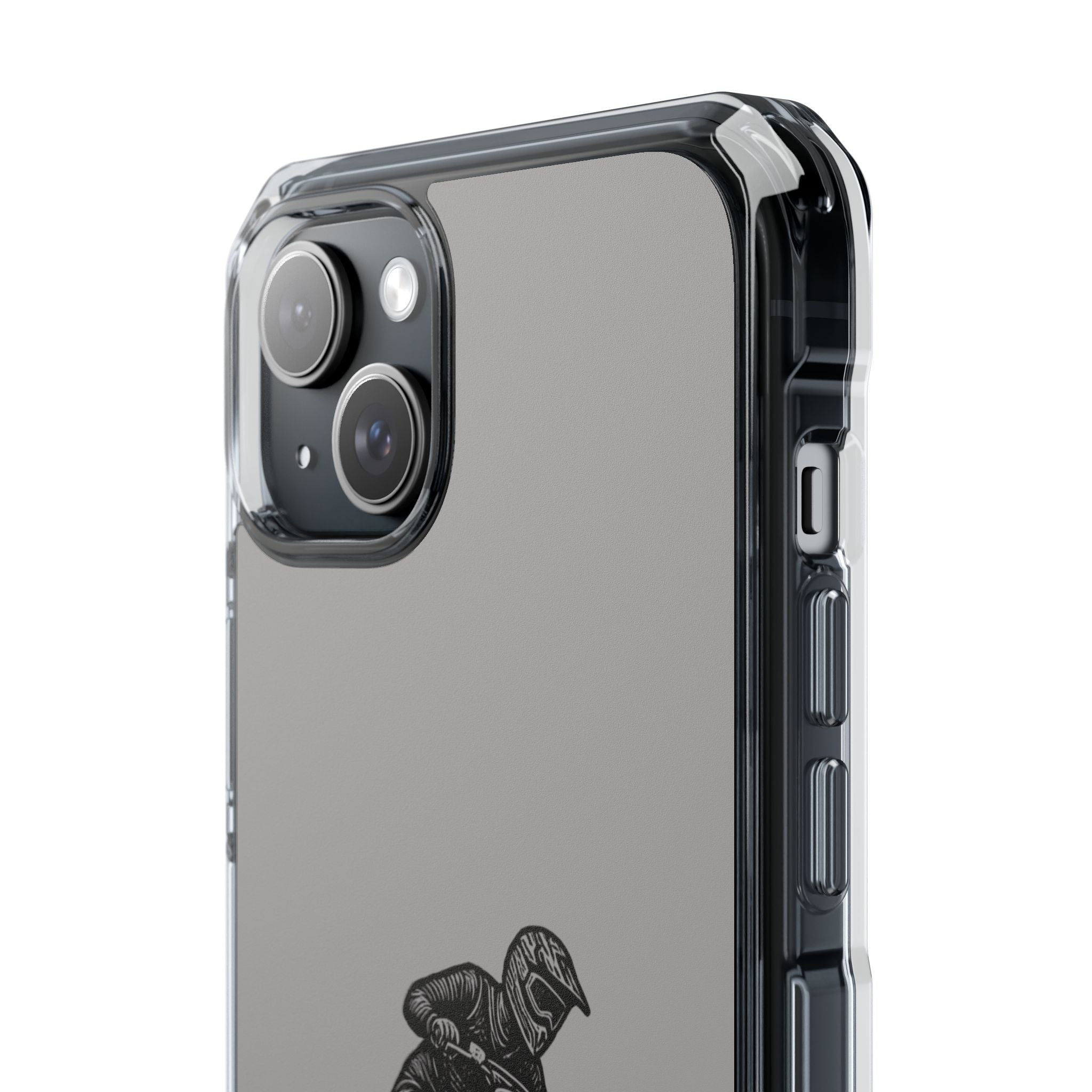 Dirt Bike Cornering Phone Case — Magnetic Clear Impact Case