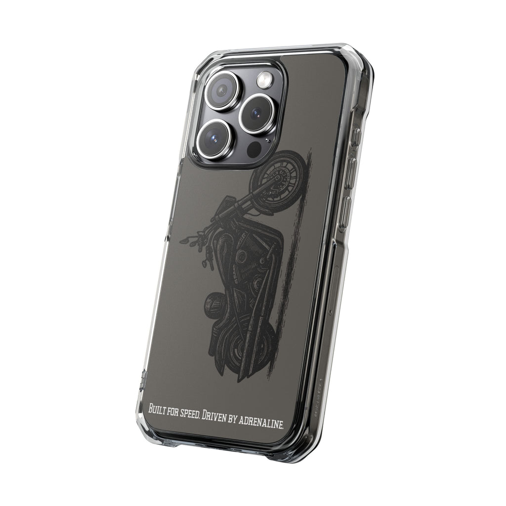 Harley Linocut Phone Case — Clear Magnetic Impact Case