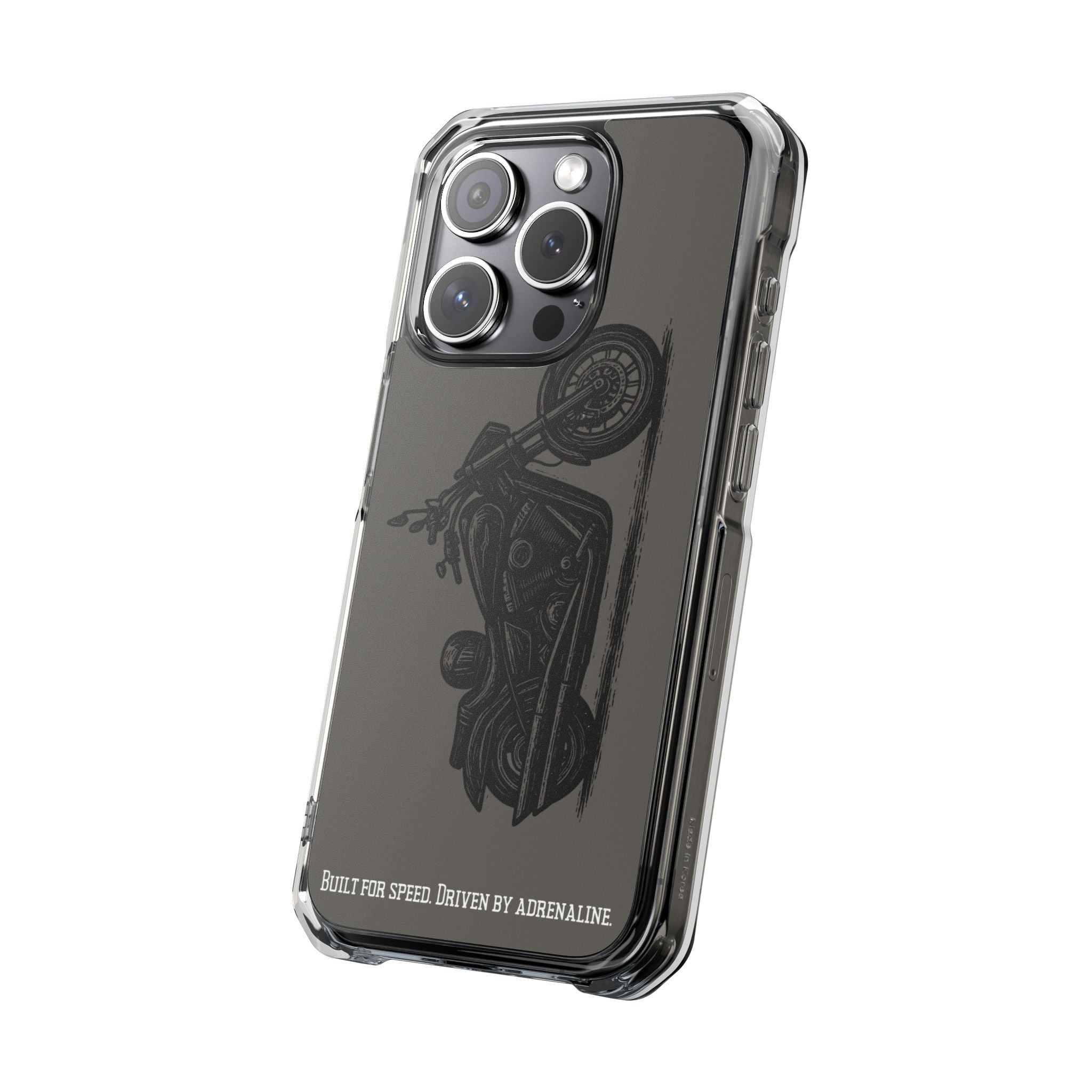 Harley Linocut Phone Case — Clear Magnetic Impact Case