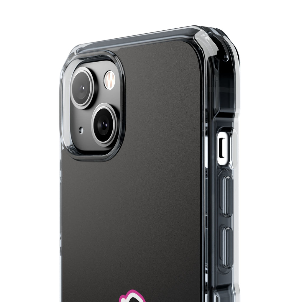 Pink Dirt Bike Magnetic Clear Impact Case
