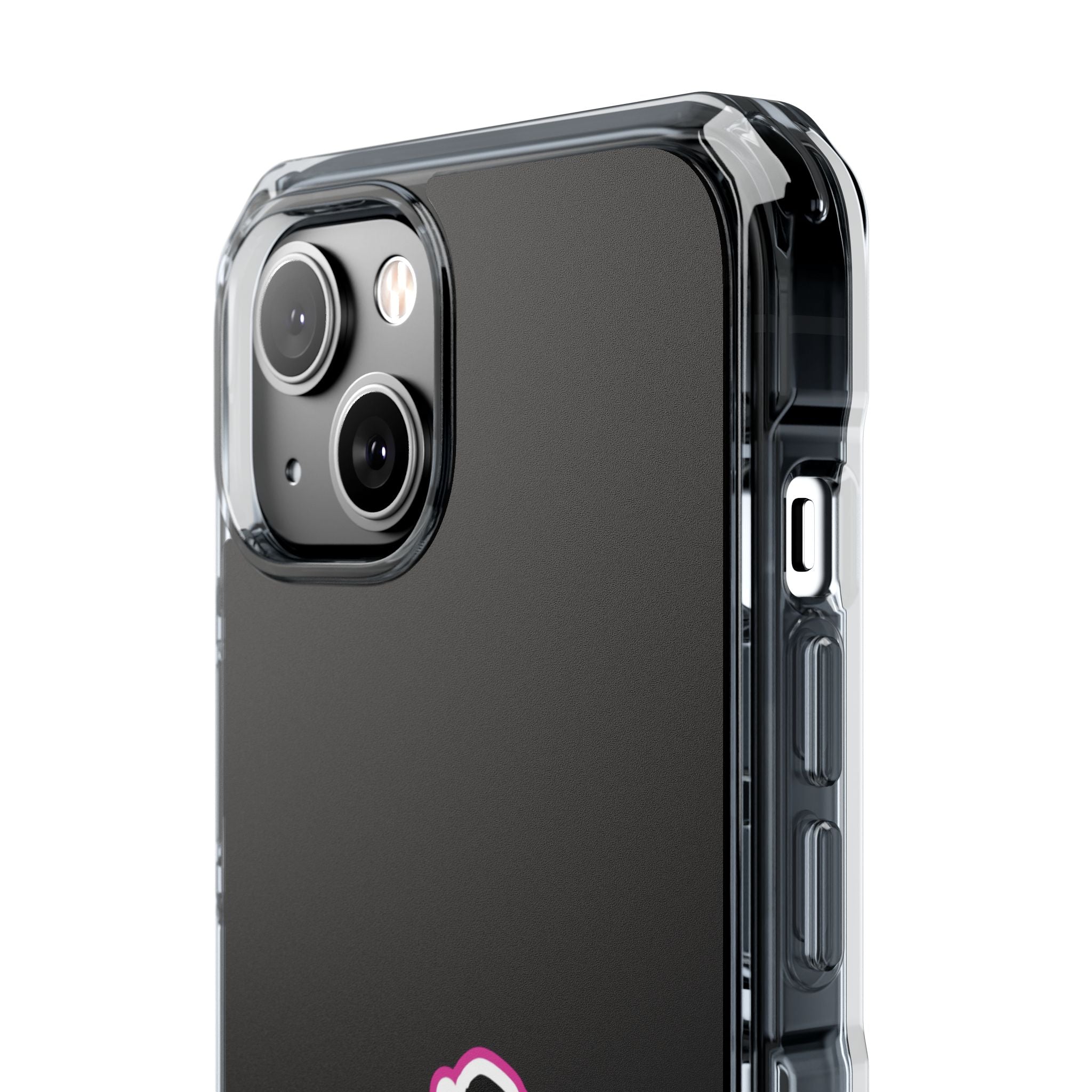 Pink Dirt Bike Magnetic Clear Impact Case
