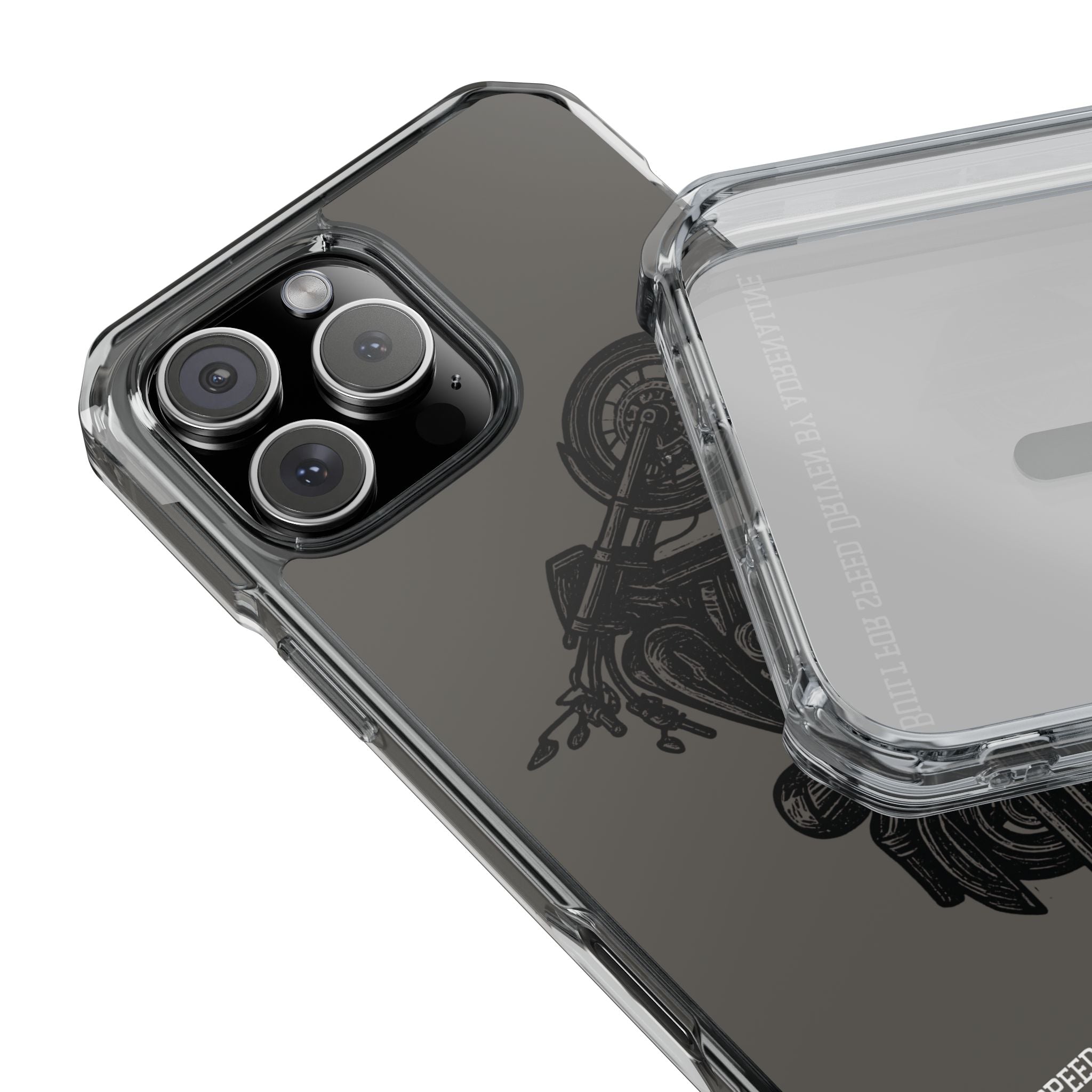 Harley Linocut Phone Case — Clear Magnetic Impact Case