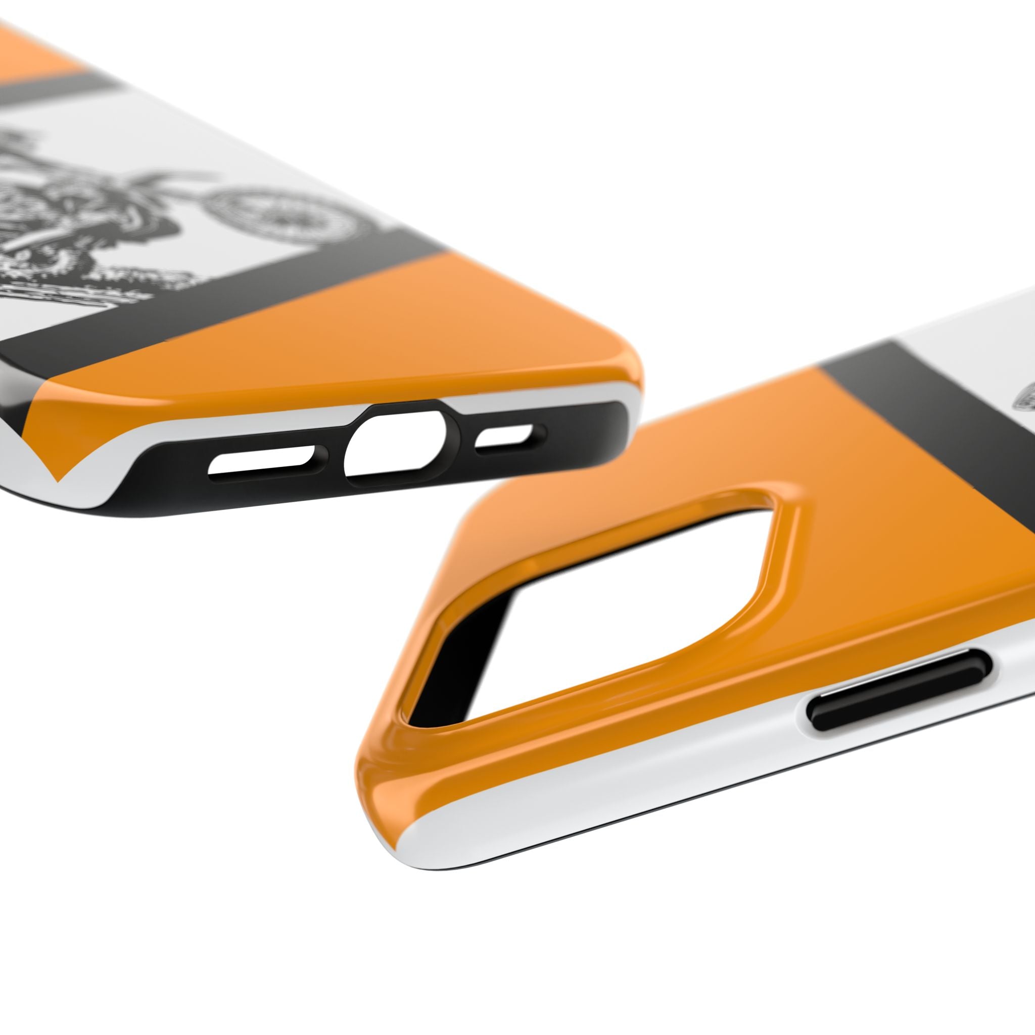 KTM Dirt Bike Tough Phone Case — Protective Motocross Rider Cover