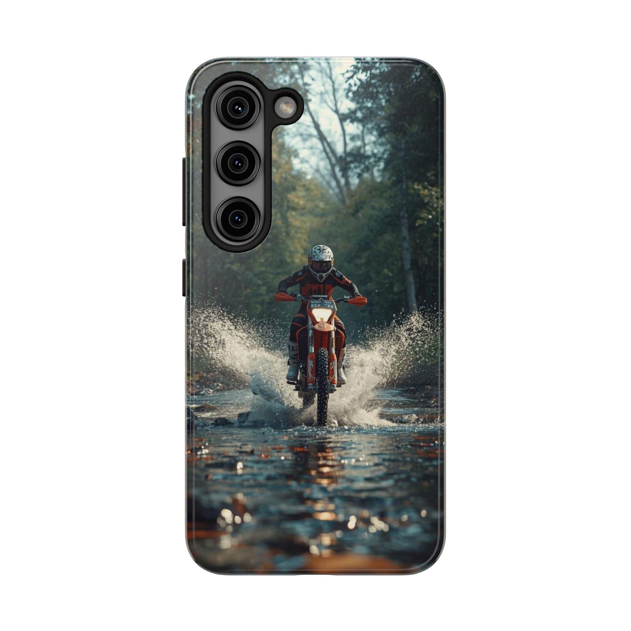 Motorcycle Adventure Tough Phone Case — Rider Splash Protection