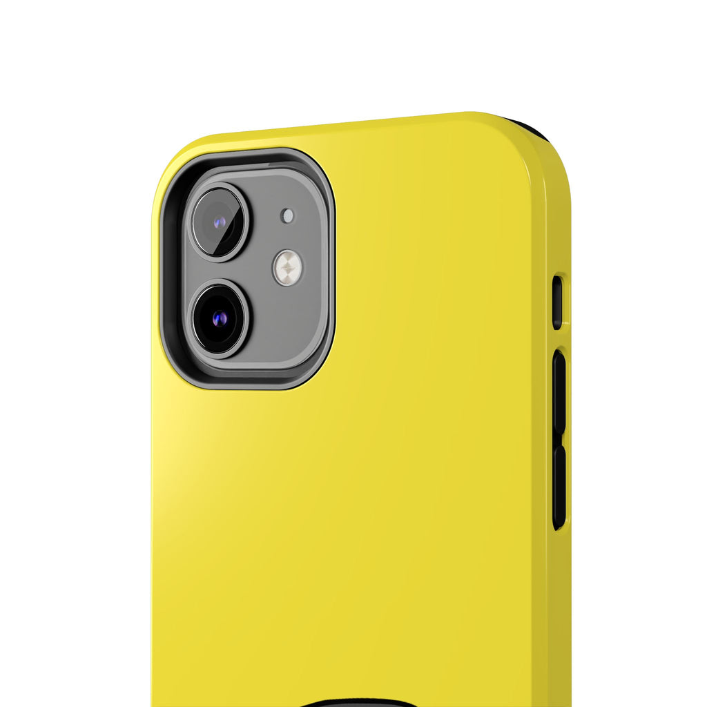 Yellow Classic Car Phone Case — Retro Vintage Auto Protective Cover